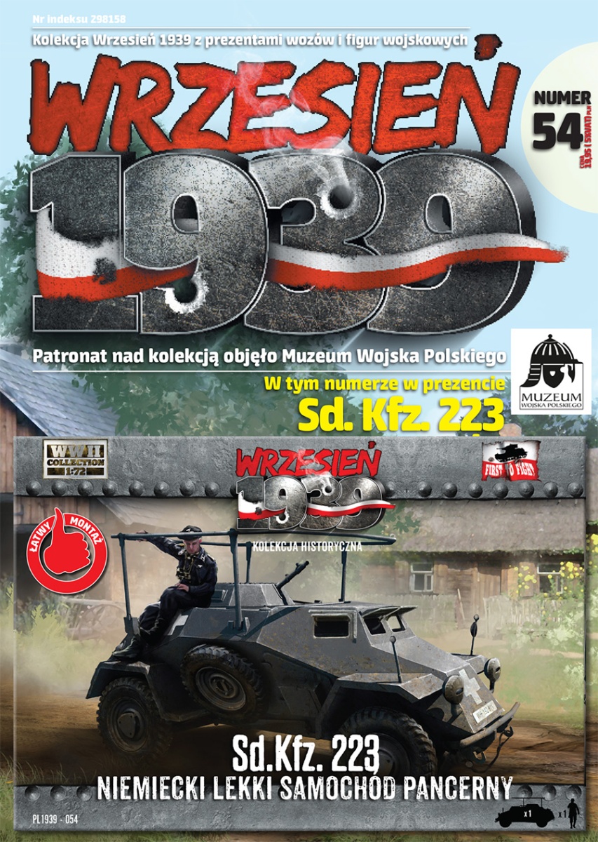 Zdjęcie główne produktu Niemiecki lekki samochód pancerny Sd.Kfz 223  1:72 First To Fight PL054