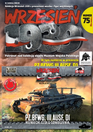 German Command Tank Pz.Bfwg. III Ausf. D1 1:72 First To Fight PL075
