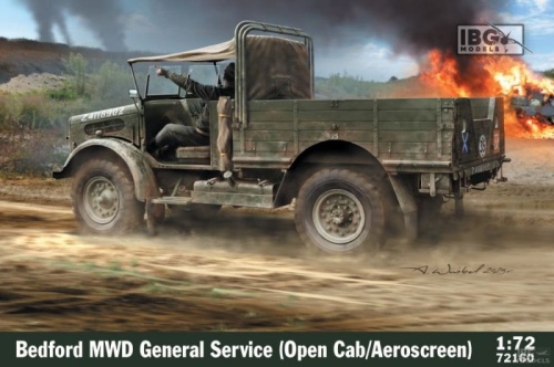 Bedford MWD General Service Open Cab / Aeroscreen 1:72 IBG 72160