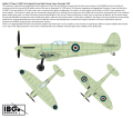 Zdjęcie dodatkowe produktu Supermarine Spitfire PR Type A/B/E 1:72 IBG 72582