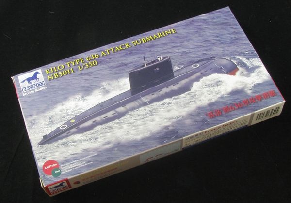 Zdjęcie główne produktu Okręt podwodny szturmowy Kilo typu 636 1:350 Bronco NB5011