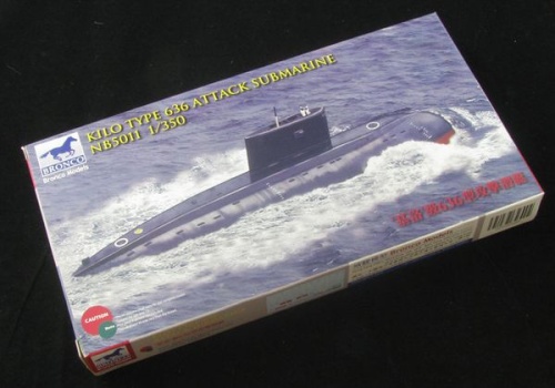 Kilo assault submarine type 636 1:350 Bronco NB5011