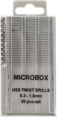 Rotacraft Microbox drill bit set 0.3 - 1.6 mm Rotacraft Shesto RDR4001
