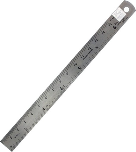 Modelcraft Shesto 150mm steel ruler PRU1006