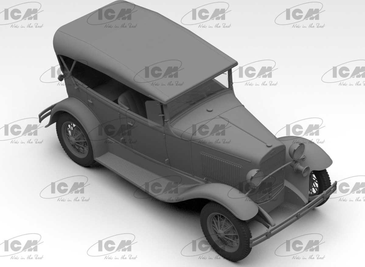 Zdjęcie dodatkowe produktu GAZ-A in German Service 1:24 ICM 24053