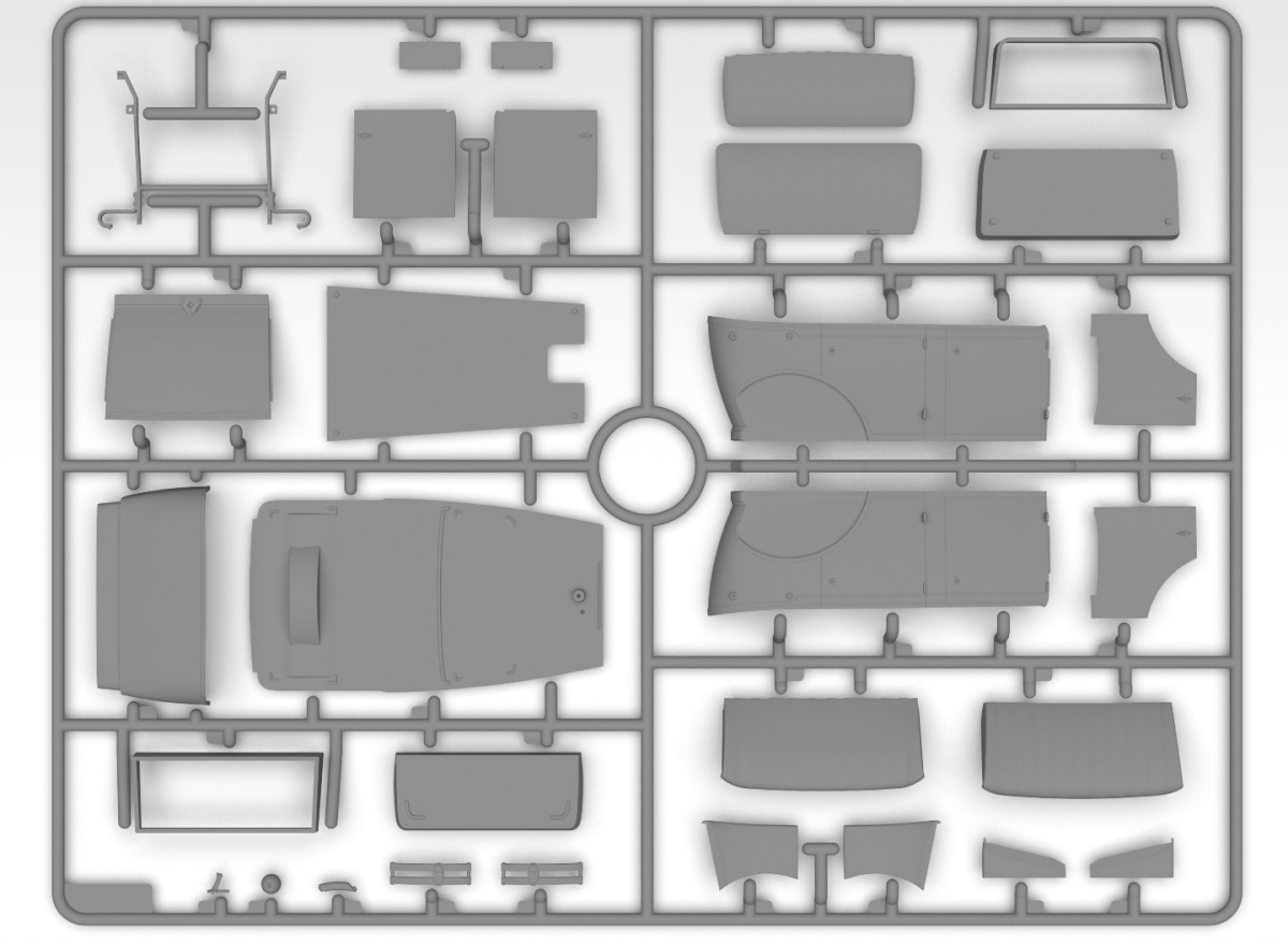 Zdjęcie dodatkowe produktu GAZ-A in German Service 1:24 ICM 24053