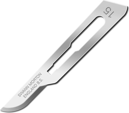 Swann Morton No. 15 scalpel blades (5pcs) Shesto KN1216-15