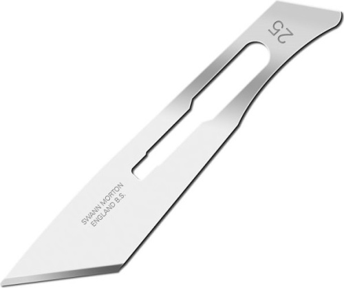 Swann Morton No. 25 scalpel blades (5pcs) Shesto KN1216-25