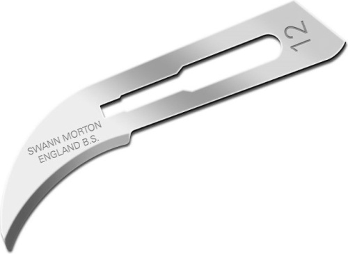 Swann Morton No. 12 scalpel blades (5pcs) Shesto KN1216-12