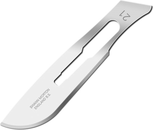 Swann Morton No. 21 scalpel blades (5pcs) Shesto KN1216-21