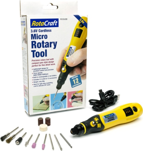 Rotacraft 3.6V Shesto RC03USB rotary tool