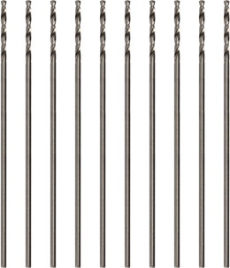 Zdjęcie główne produktu Precyzyjne wiertła HSS 0,4 mm (10szt.) Modelcraft Shesto PDR1910-04