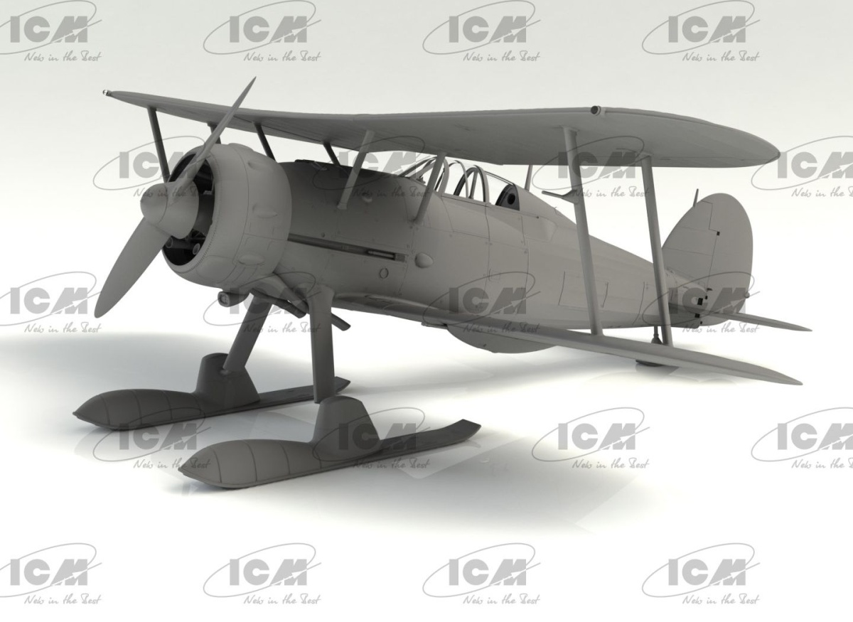 Zdjęcie dodatkowe produktu J-8 Gladiator Szwedzki myśliwiec z II wojny światowej 1:32 ICM 32044