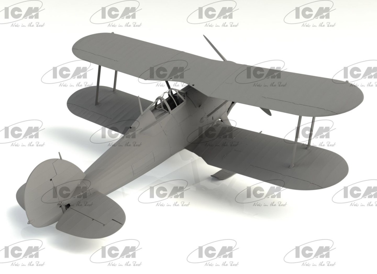 Zdjęcie dodatkowe produktu J-8 Gladiator Szwedzki myśliwiec z II wojny światowej 1:32 ICM 32044