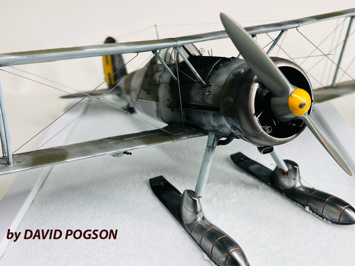 Zdjęcie dodatkowe produktu J-8 Gladiator Szwedzki myśliwiec z II wojny światowej 1:32 ICM 32044