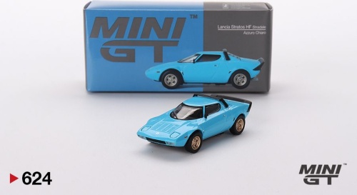 Lancia stratos hf stradale azzuro chiaro 1:64 mini gt 00624