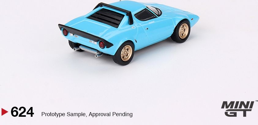 Zdjęcie dodatkowe produktu Lancia Stratos HF Stradale Azzuro Chiaro 1:64 Mini GT 00624