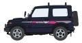 Zdjęcie dodatkowe produktu Suzuki Jimny (JA11-3) With Base Carrier 1:24 Hasegawa 20744
