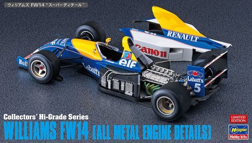 Williams FW14 (All Metal Engine Details) 1:24 HASGAWA CH56