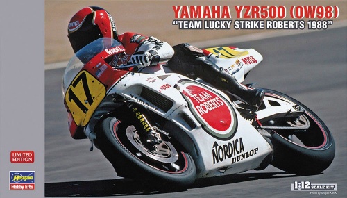 Yamaha YZR500 (0W98) `Team Lucky Strike Roberts 1988' 1:12 Hasegawa 21707