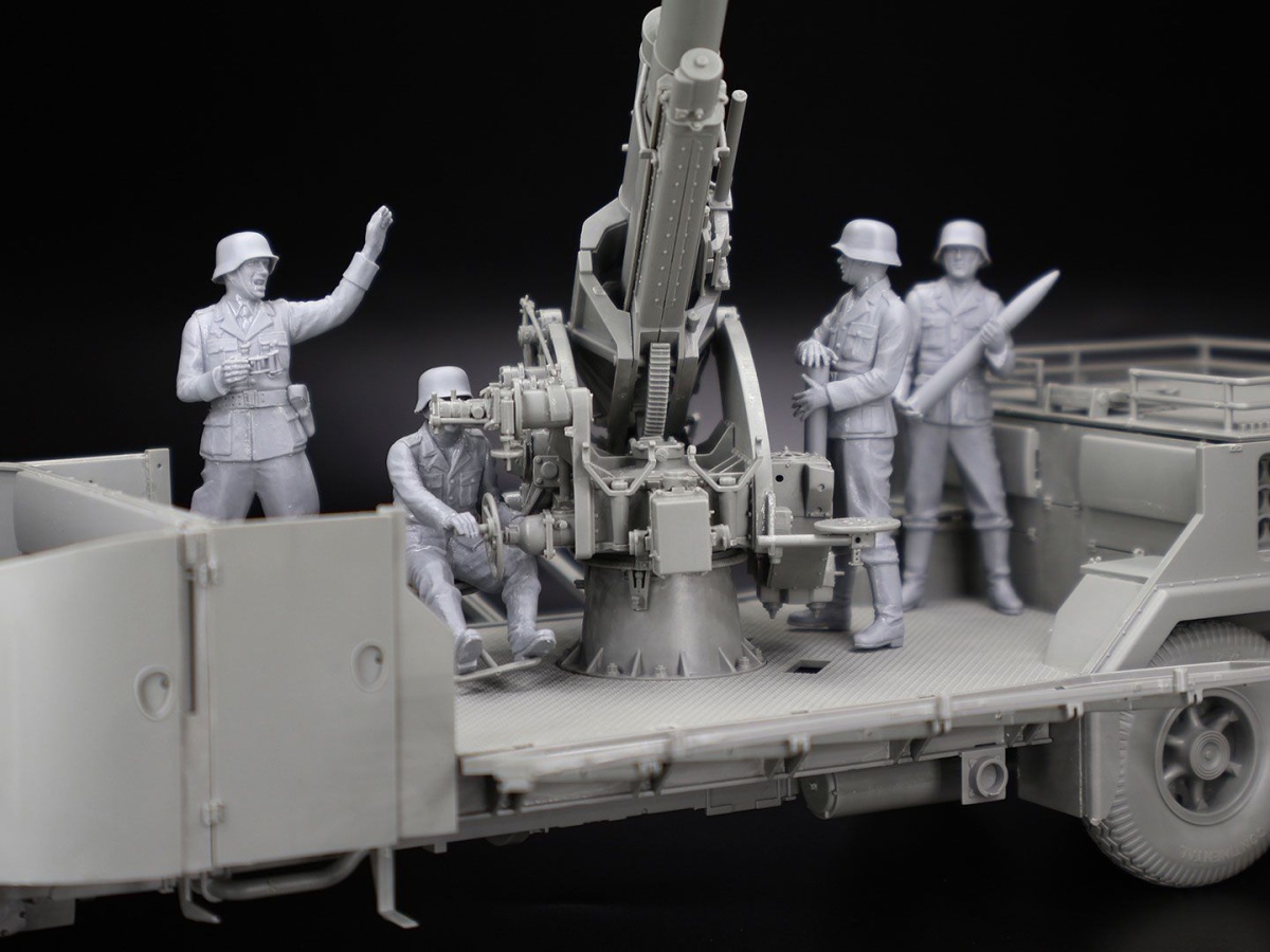 Zdjęcie dodatkowe produktu German WW2 8,8 cm Flak Crew 1:35 Das Werk 35038