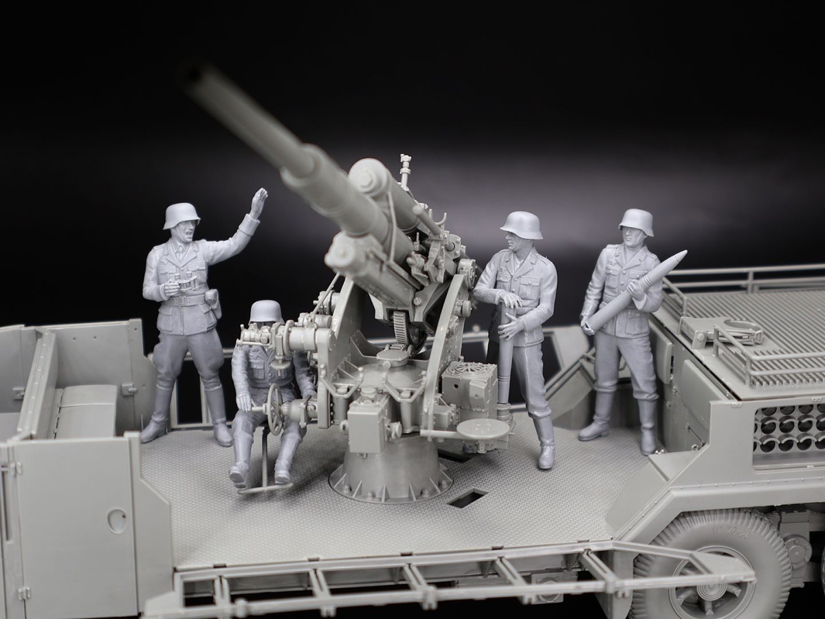 Zdjęcie dodatkowe produktu German WW2 8,8 cm Flak Crew 1:35 Das Werk 35038