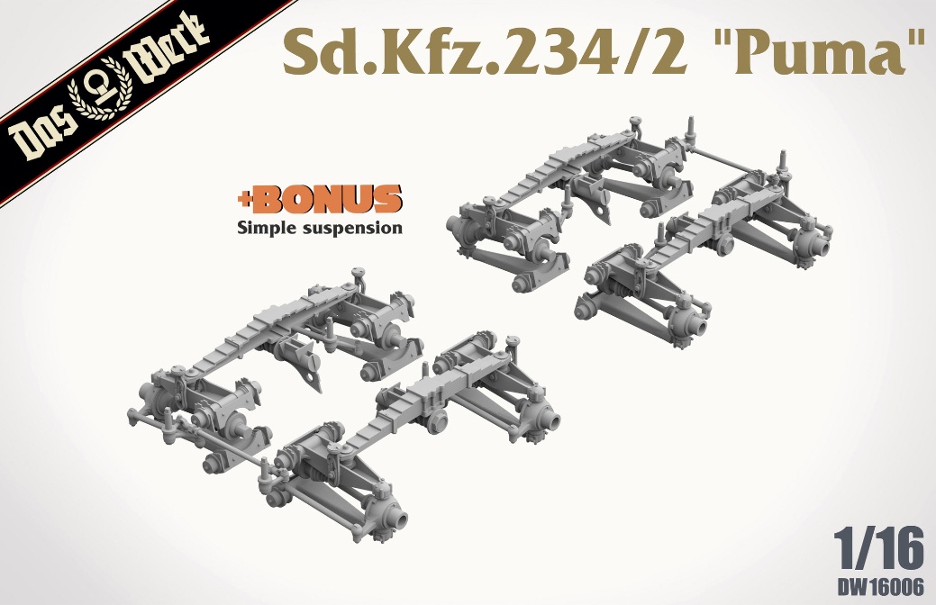 Zdjęcie dodatkowe produktu Sd.Kfz. 234/2 "Puma" 1:16 Das Werk 16006