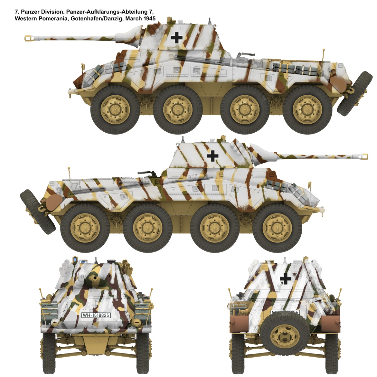 Zdjęcie dodatkowe produktu Sd.Kfz. 234/2 "Puma" 1:16 Das Werk 16006