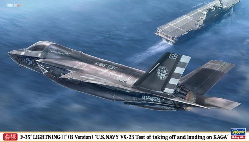 F-35 Lightning II (B Version) `U.S. Navy VX-23 Test of Taking Off and Landing on Kaga' 1:72 Hasegawa 02488