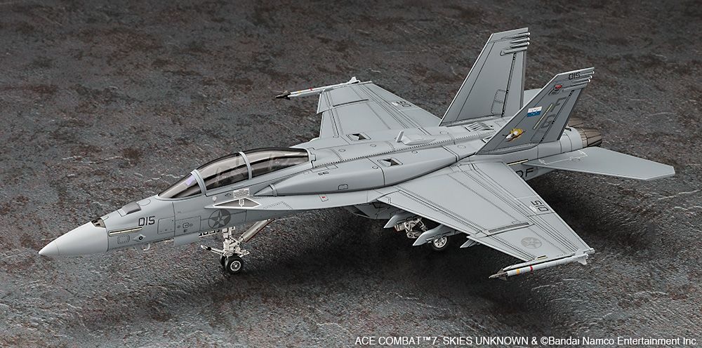 Zdjęcie dodatkowe produktu F/A-18F Super Hornet Block III With Conformal Tanks, Ace Combat 7 Skies Unknown 1:72 Hasegawa SP644