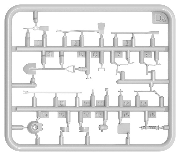 Zdjęcie dodatkowe produktu Tool Set 2 1:35 MiniArt 35671