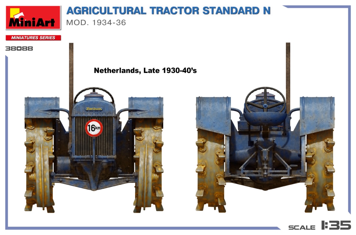 Zdjęcie dodatkowe produktu Ciągnik rolniczy Standard N Mod. 1934-1936 1:35 MiniArt 38088