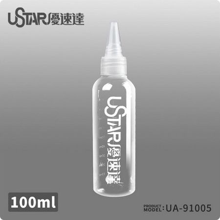 Paint mixing bottle 100 ml (6 pcs.) U-Star 91005
