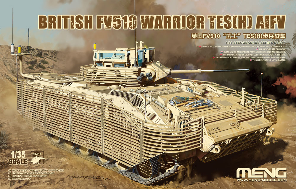 Zdjęcie główne produktu British FV510 Warrior TES(H) AIFV 1:35 Meng SS017