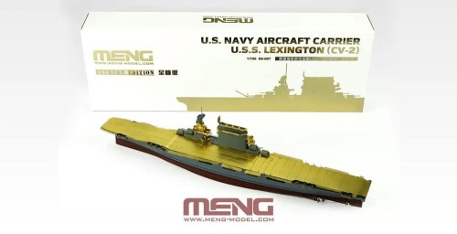 U.S. Navy Aircraft Carrier U.S.S. Lexington (CV-2) Extreme Edition 1: 700 Meng ES007