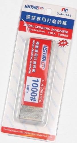 Pre-cut mini sandpaper 1000 (50pcs) U-Star 91616