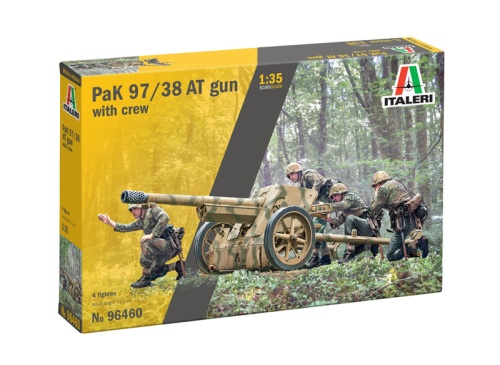 PaK 97/38 AT Gun with crew (4 figures) 1:35 Italeri 96460