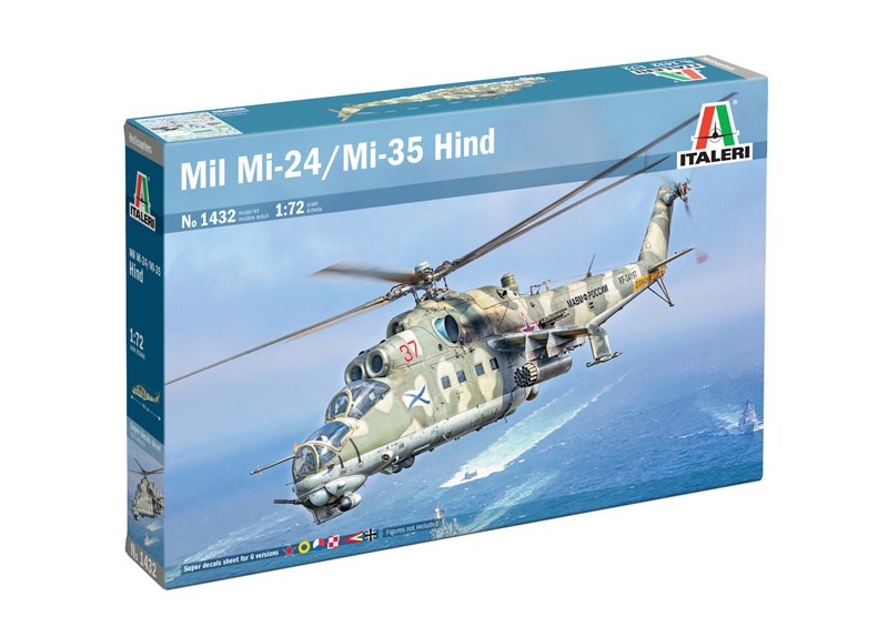 Zdjęcie główne produktu Mil Mi-24/Mi-35 Hind 1:72 Italeri 1432
