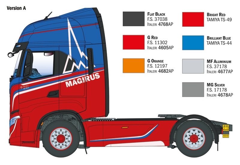Zdjęcie dodatkowe produktu Iveco S-WAY 1:24 Italeri 3963