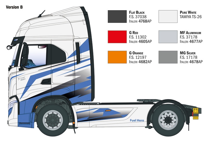 Zdjęcie dodatkowe produktu Iveco S-WAY 1:24 Italeri 3963