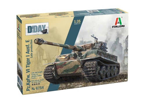 Pz.kpfw. VI Tiger and Ausf. E late production 1:35 italeri 6754