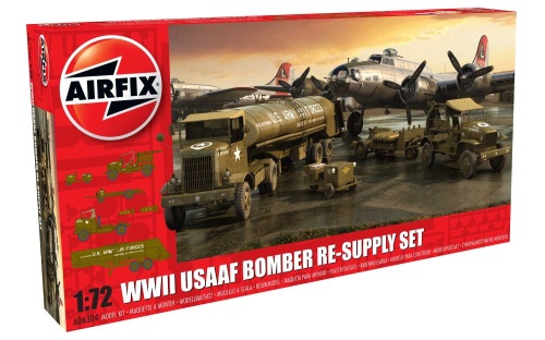 WWII USAF BOMBER RE-SUPPLY SET 1:72 AIRFIX 06304