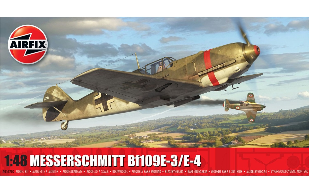 Zdjęcie główne produktu Messerschmitt Bf109E-3/E-4 1:48 Airfix 05120C