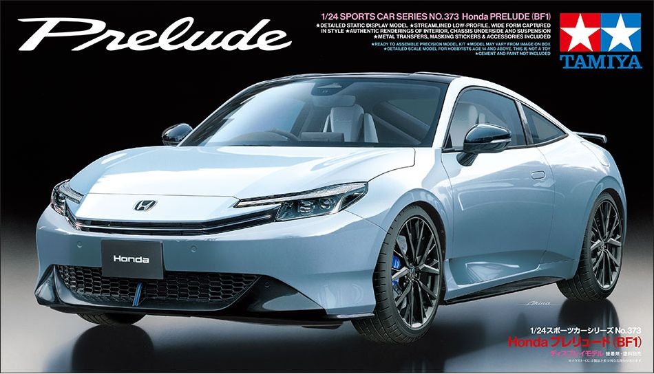 Zdjęcie dodatkowe produktu Honda Prelude (BF1) 1:24 Tamiya 24373