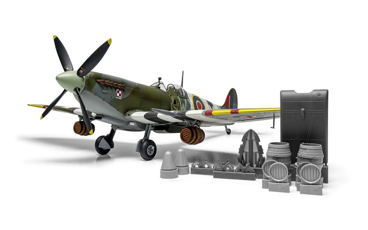 Zdjęcie dodatkowe produktu Supermarine Spitfire Mk.IXc - Flying Dray 1:24 Airfix 17001A