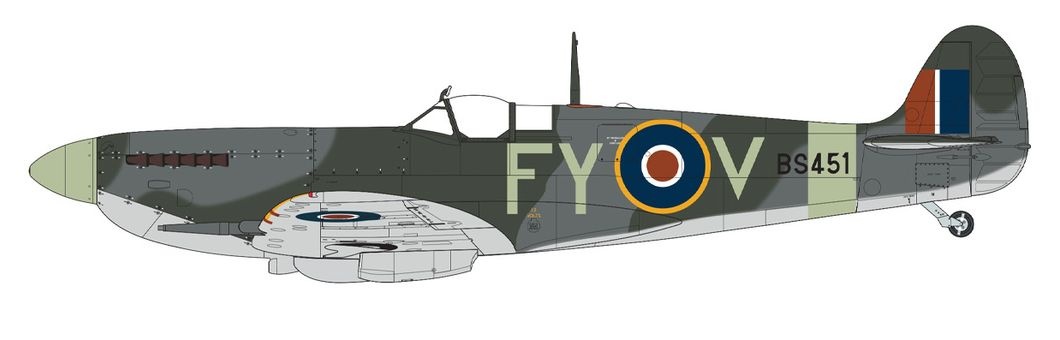 Zdjęcie dodatkowe produktu Supermarine Spitfire Mk.IXc - Flying Dray 1:24 Airfix 17001A
