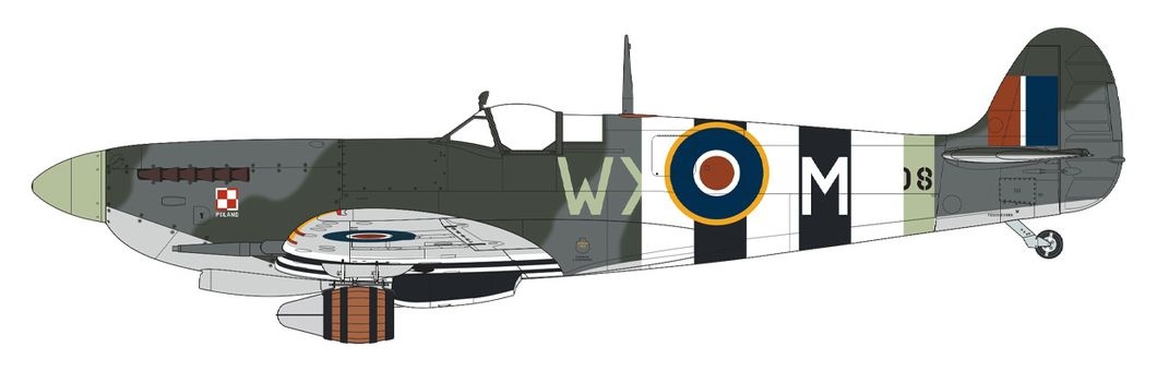 Zdjęcie dodatkowe produktu Supermarine Spitfire Mk.IXc - Flying Dray 1:24 Airfix 17001A