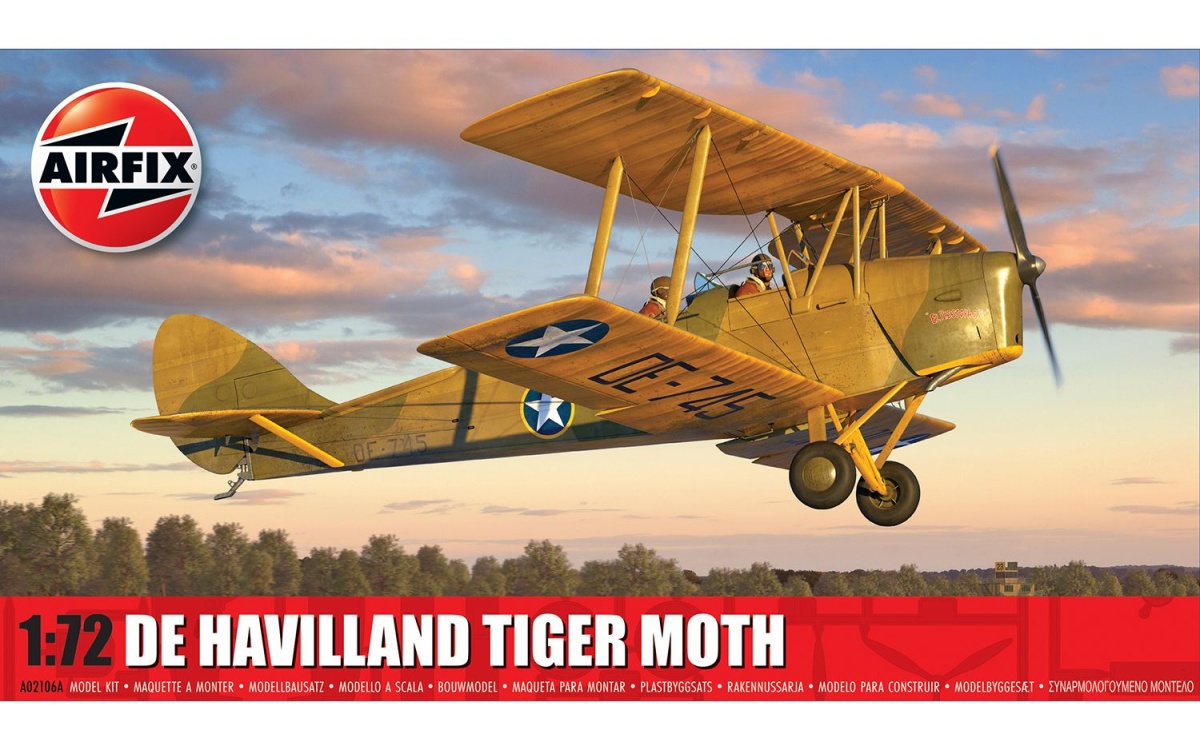 Zdjęcie główne produktu De Havilland Tiger Moth 1:72 Airfix 02106A