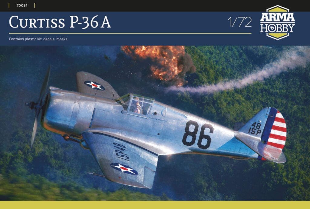 Zdjęcie główne produktu Curtiss P-36A 1:72 Arma Hobby 70081