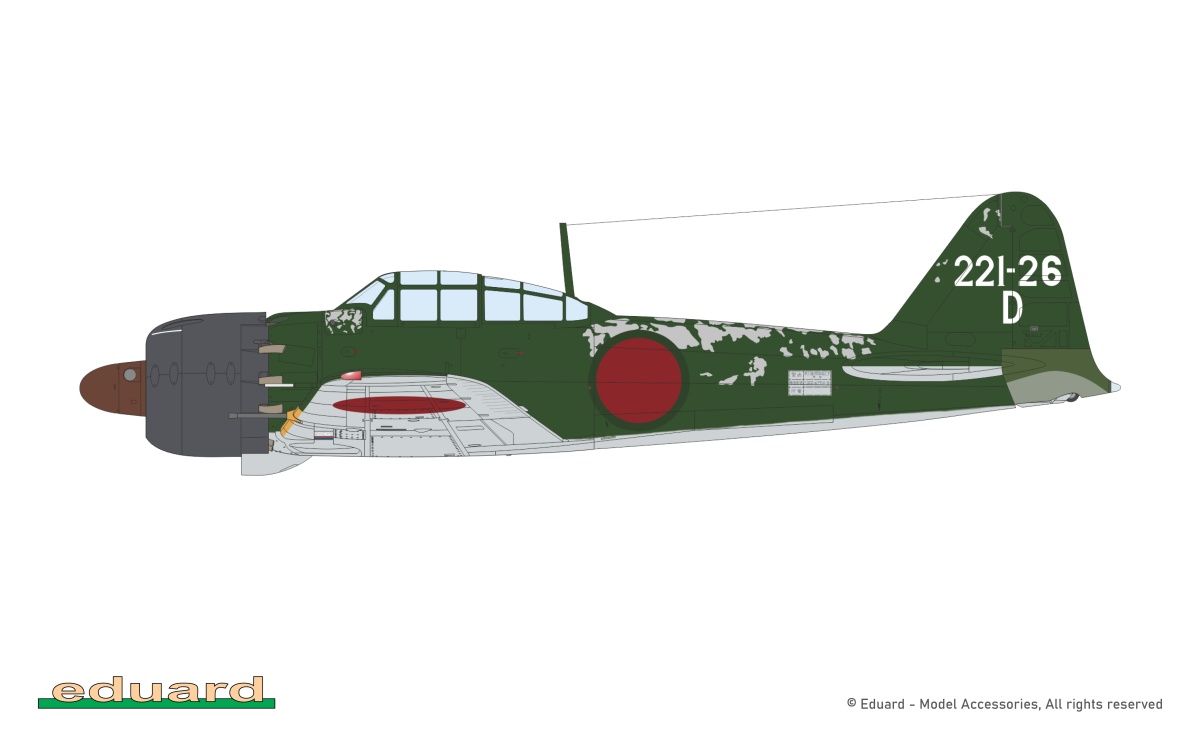 Zdjęcie dodatkowe produktu A6M5 Zero Type 52a 1:48 Eduard 82216